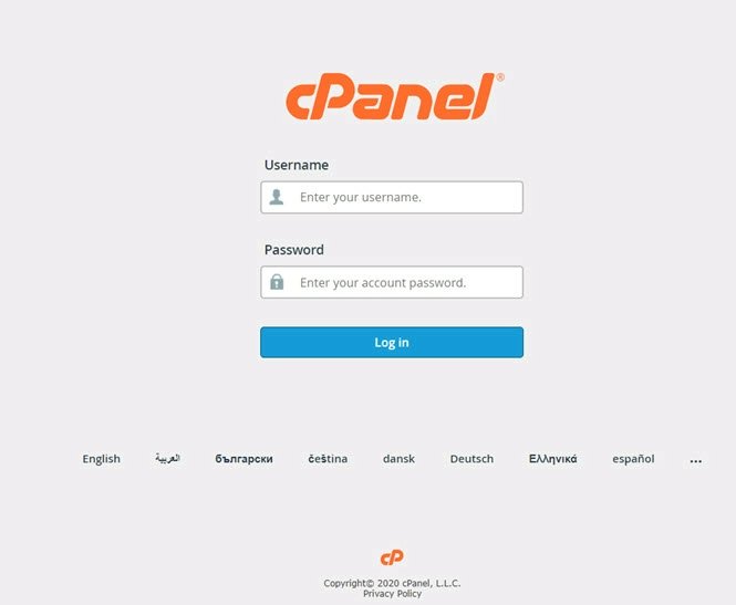 Cpanel Login